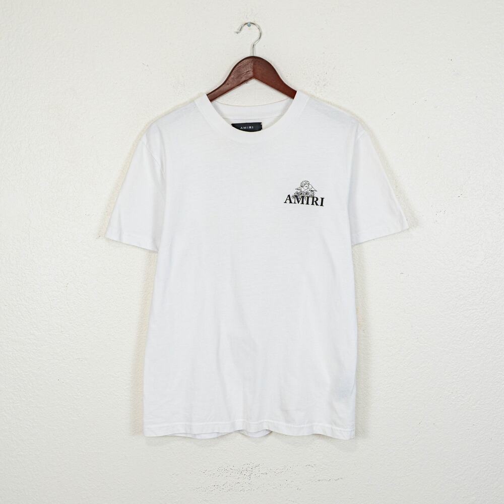 AMIRI Cherub Angel White T-Shirt tee Back Graphic